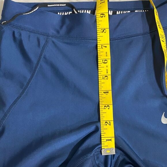 Nike Speed Power Dri-FIT Running Tights Blue Reflective‎ Women’s Small - Picture 11 of 14